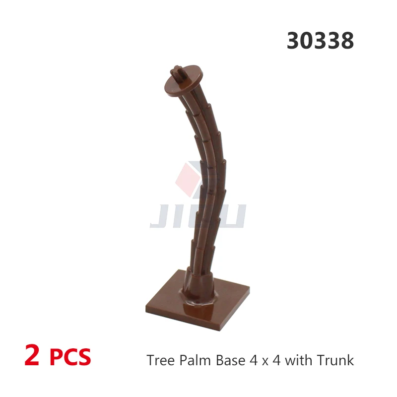 Stadt Pflanze Baum Zubehör Bausteine Dschungel Garten Teile Stamm Blatt Kiefer Zypresse Palm MOC Ziegel Spielzeug 6148 2435 3471 3778