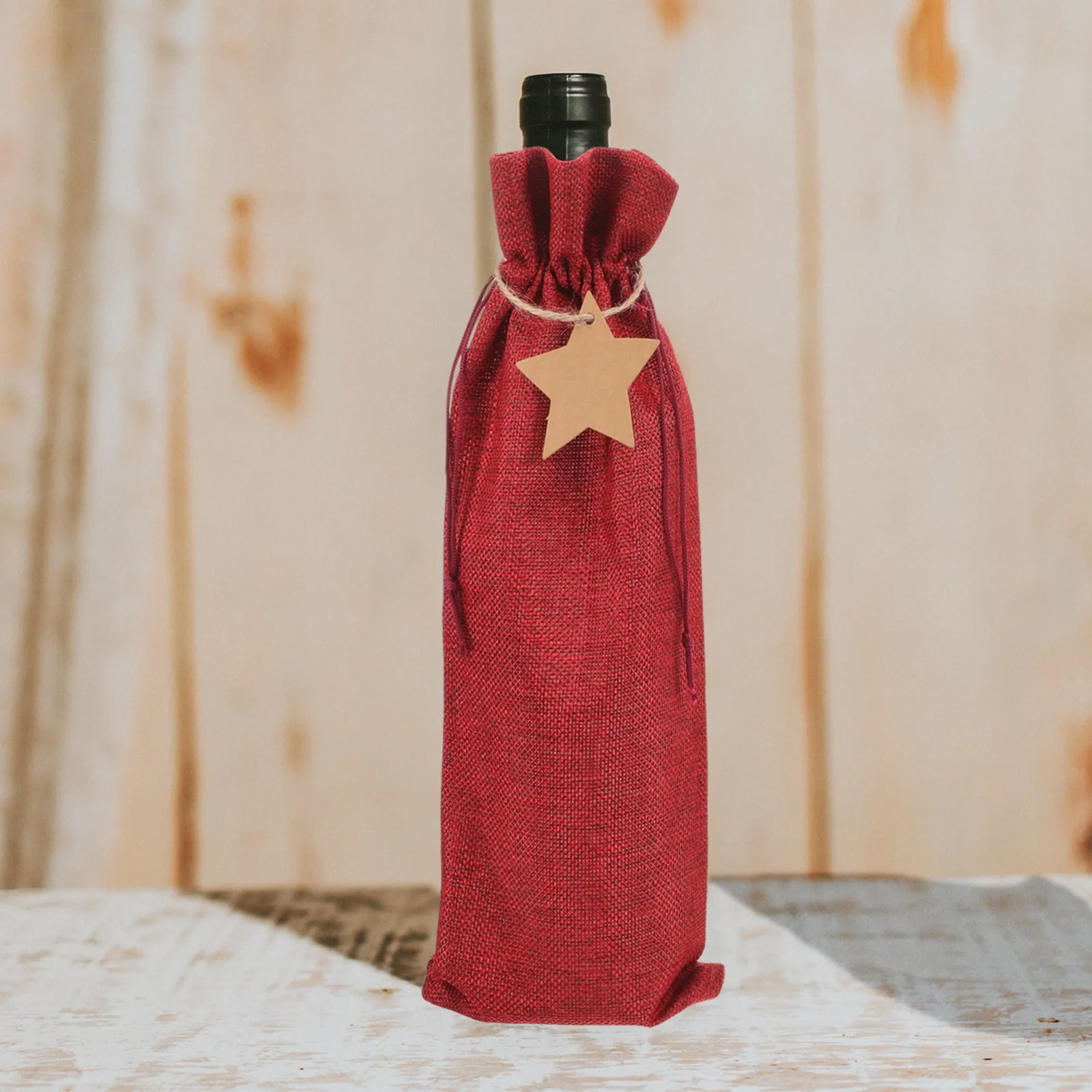 Wine Beer Whiskey Year - 1 takım şarap şişesi hediye keseleri