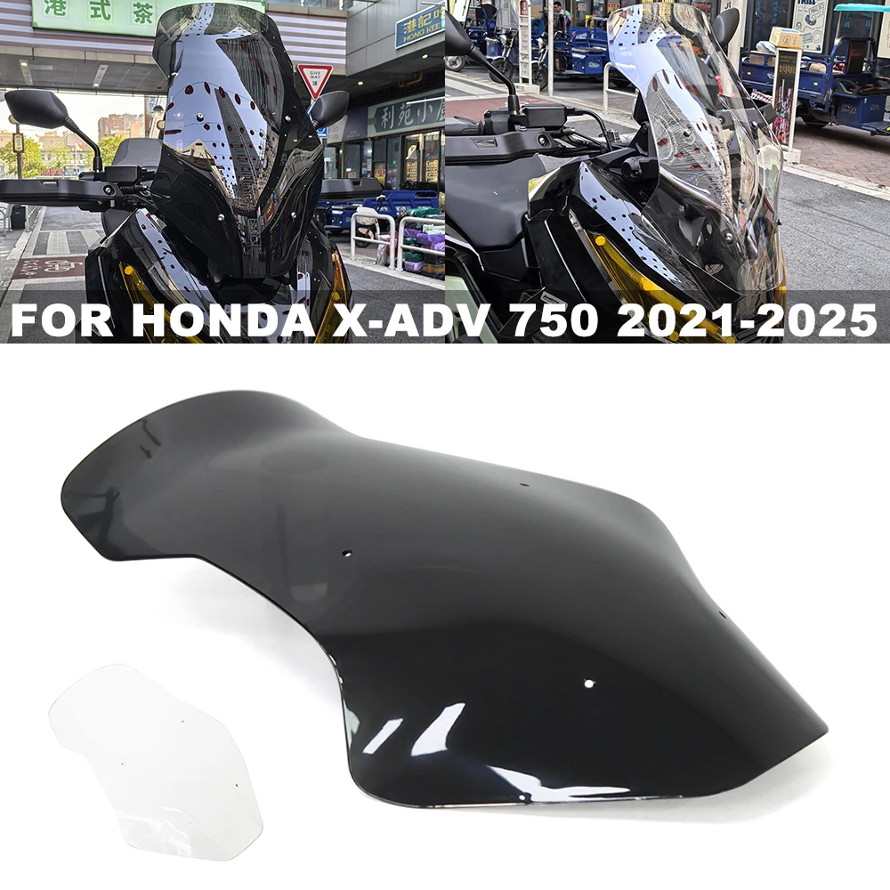 

NEW Motorcycle Accessories Windshield Windscreen Wind Shield Deflector Fit For Honda X-ADV 750 XADV 750 XADV750 2021 - 2025
