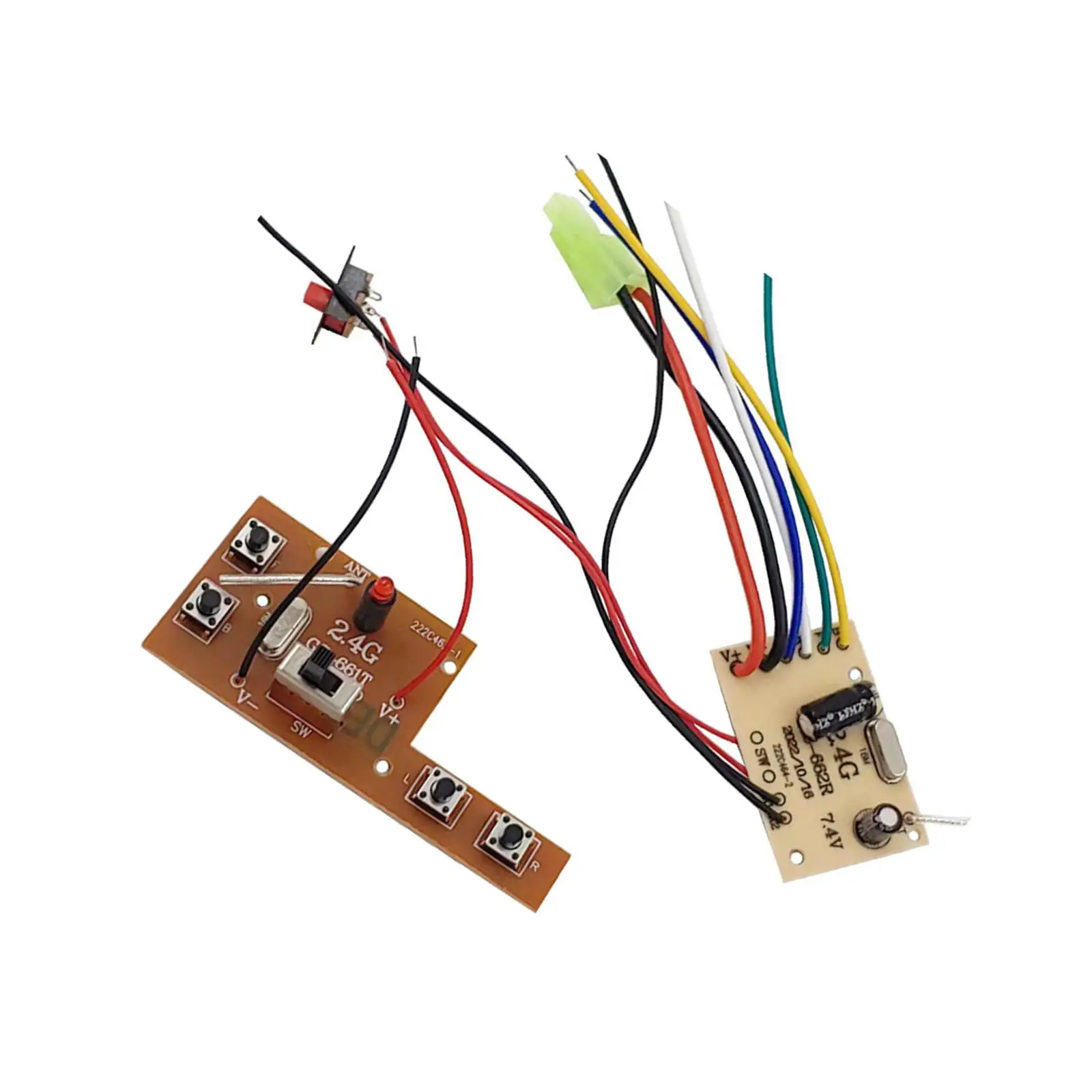 4 Ways Circuit Board Accessories Upgrade Spare Parts DIY PCB Transmitter Receiver Board for Ship Boats Tank RC Hobby Car Trucks