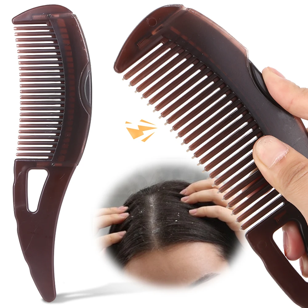 Peigne de massage antipelliculaire pour cheveux, se débarrasser de la graisse, antistatique, ménage, portable, salon, coiffure, unisexe