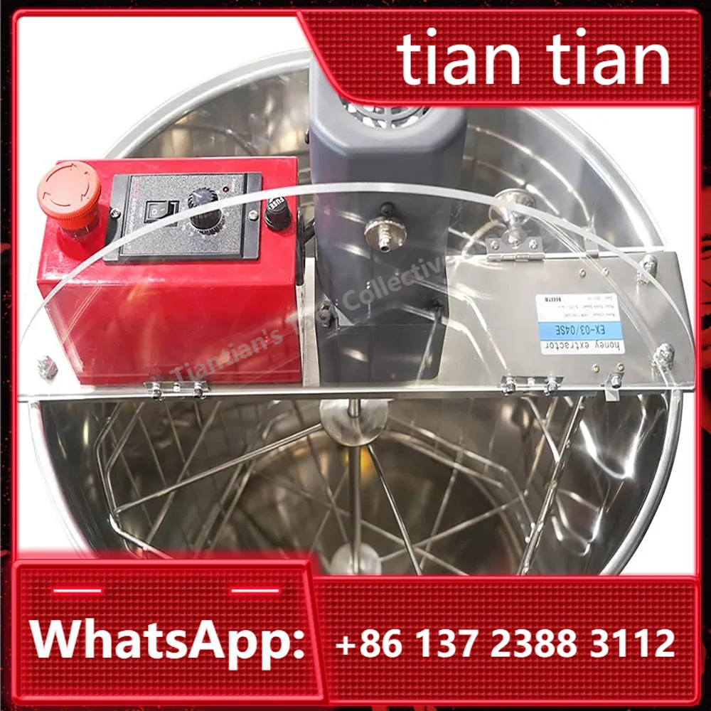 Beekeeping Equipment Automatic Stainless Steel Honey Processing Machines 4 Frame Electric Honey Extractor