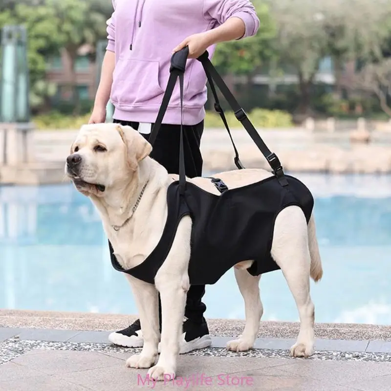 Dog Lift Harness for Large Dogs Sling for Whole Body Dog Legs Support Carriers Harness for Elderly Injured Disabled Dogs