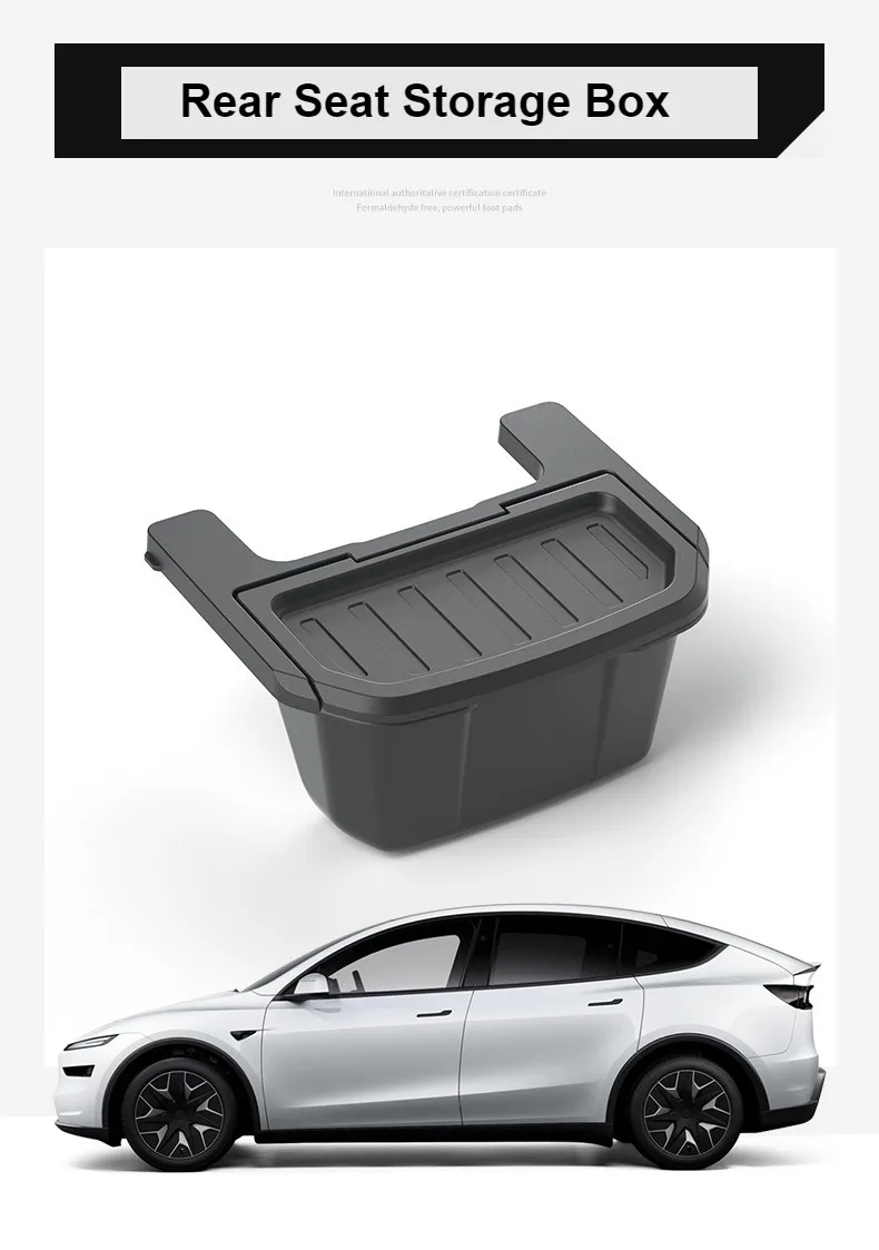Für Tesla Model YL Sechs Sitze 2026 2025 Armlehnenboxen Aufbewahrungsboxen Auto-Heckabfalleimer Organizer Auto-Innenausstattung TP – Detail 11