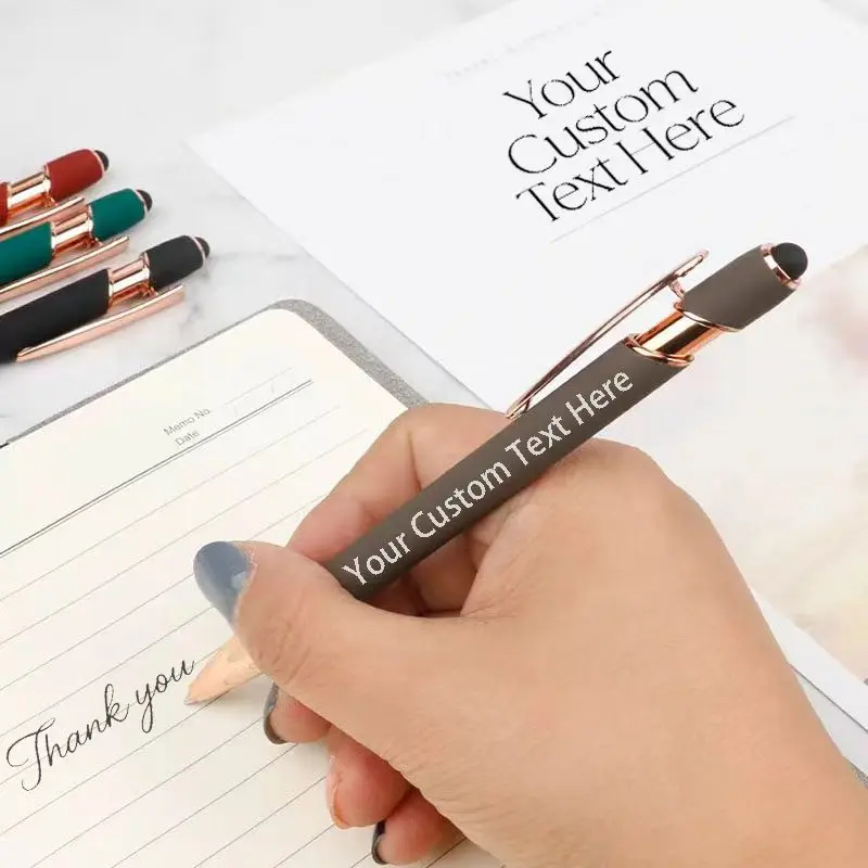 10/24-teiliges personalisiertes Kugelschreiber-Set aus Metall, anpassbare multifunktionale Schreibgeräte für Schule und Büro, ideales Geschenkset – Detail 3