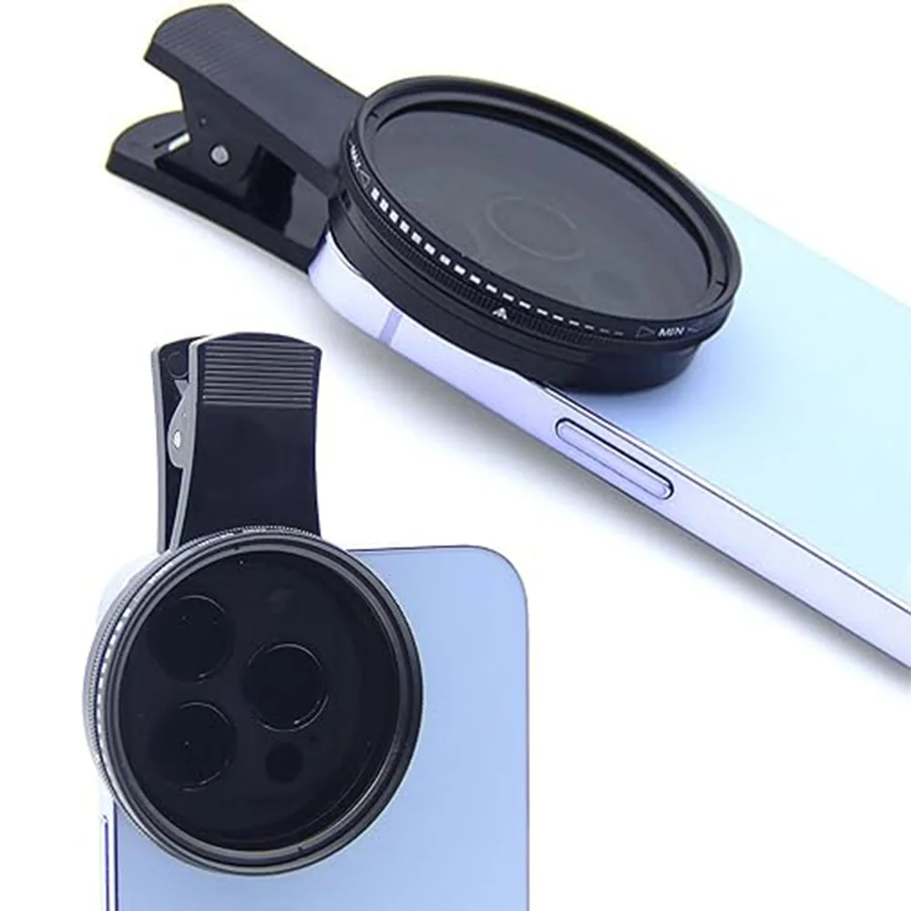 

52mm Cell Phone CPL Polarizer Filter With Clip, Wide Angle Phone Macros CPL Lens,Universal Camera Lens, Mobile Phone Accessories