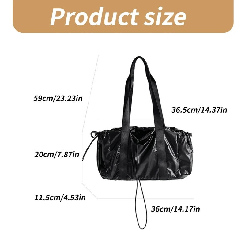 Women Shoulder Bag Large Capacity Armpit Bag Korean Styles Handbag All-matching Underarm Bag Shopping Bag for Travel