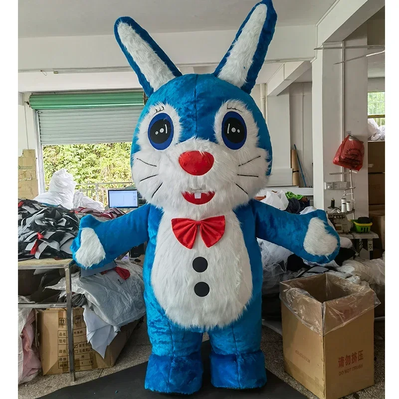 Carino 260cm grande coniglio gonfiabile peluche personaggio dei cartoni animati mascotte Costume vestito operato festa pubblicità cerimonia carnevale animale