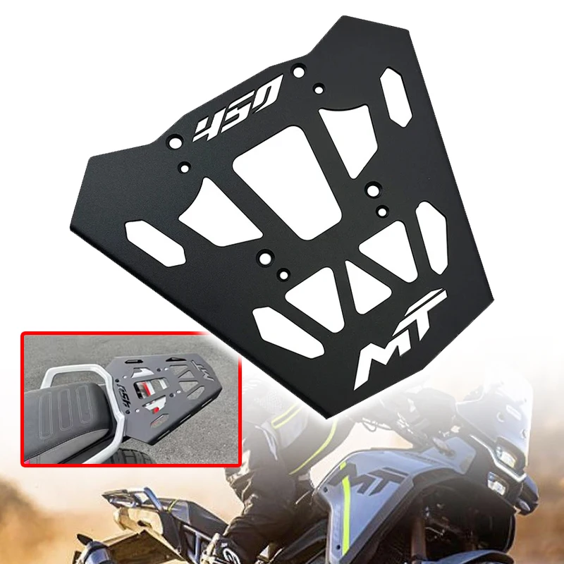 

Fit For CFMOTO 450MT 450 MT MT450 2024 2025 Motorcycle Accessories CF450MT CNC Aluminum Alloy Rear Luggage Trunk Fixing Bracket