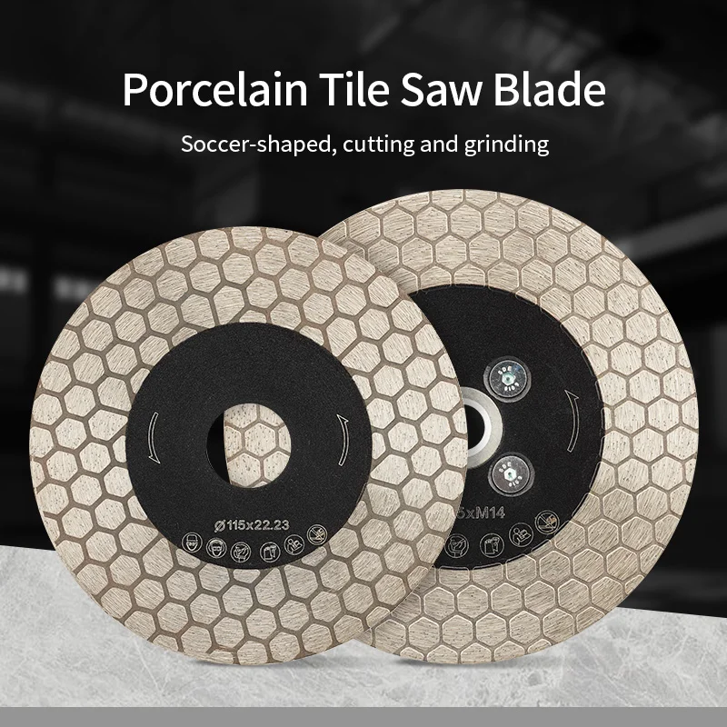 115/125mm Diamond Tile Saw Blade Cutting Grinding Disc Wheel For Porcelain Ceramic Tile Saw Blade Manufacturing Power Tools