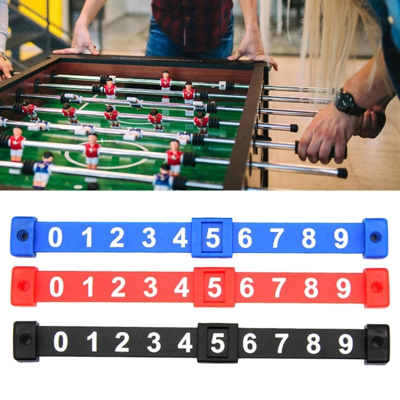 2Pcs Football Score Counters Marker Table Game Score Goal Counter Table Football Counter Plastic Billiard Score Board 69HD