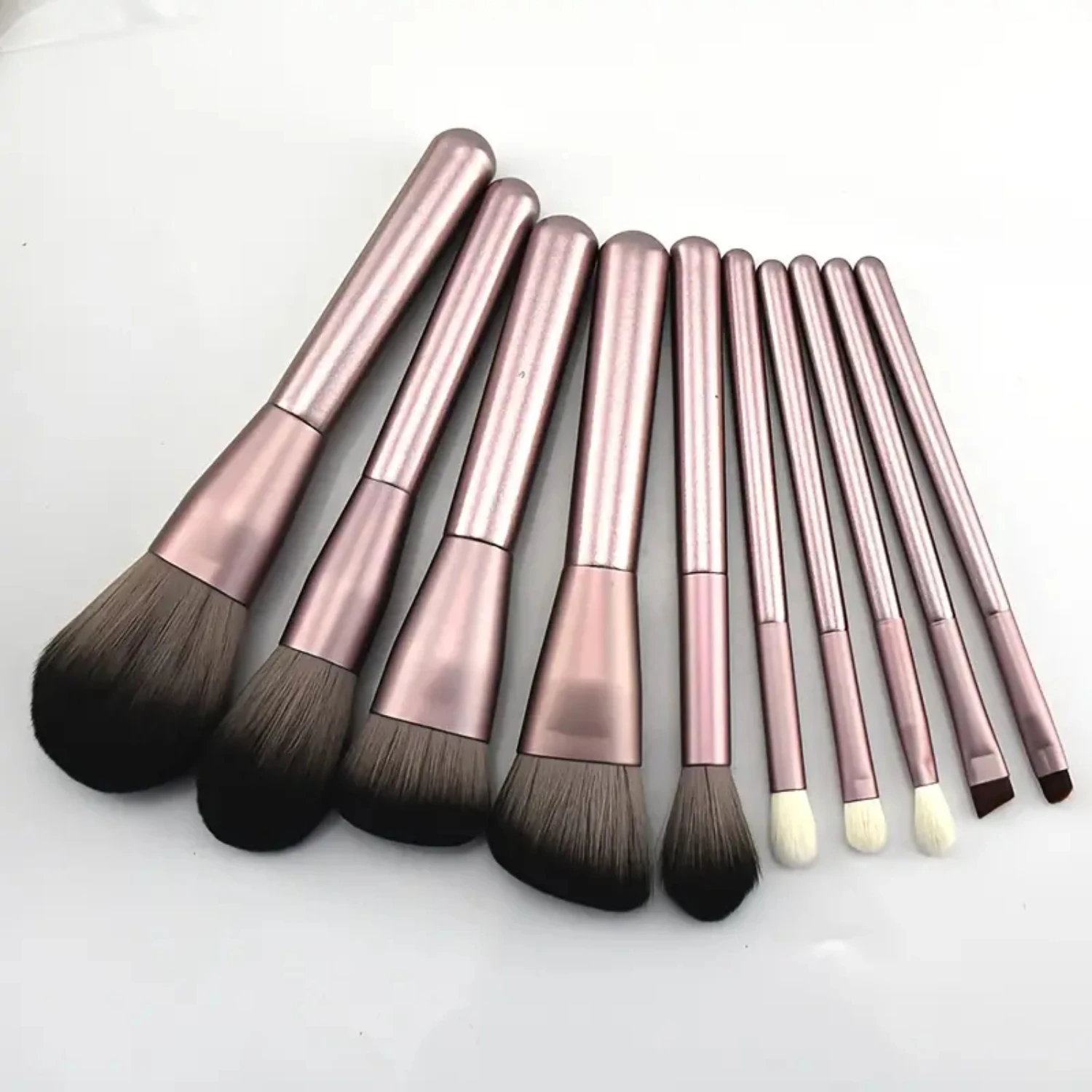 12-teiliges professionelles Make-up-Pinsel-Set für Foundation, Puder, Rouge, Concealer und Lidschatten