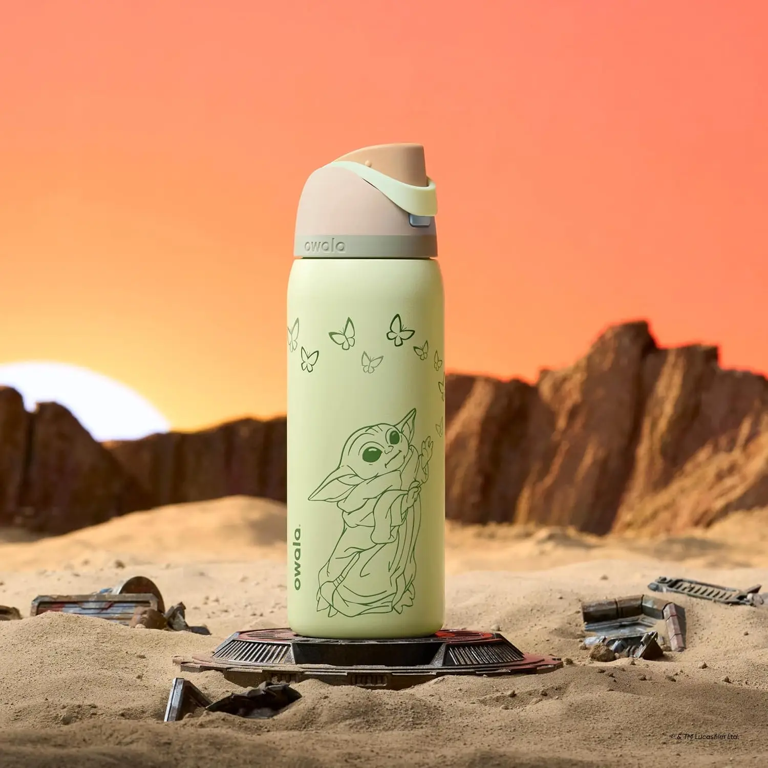Owala 32 oz Stainless Steel Water Bottle with Straw for Sports, Travel, and School BPA-Free Sports