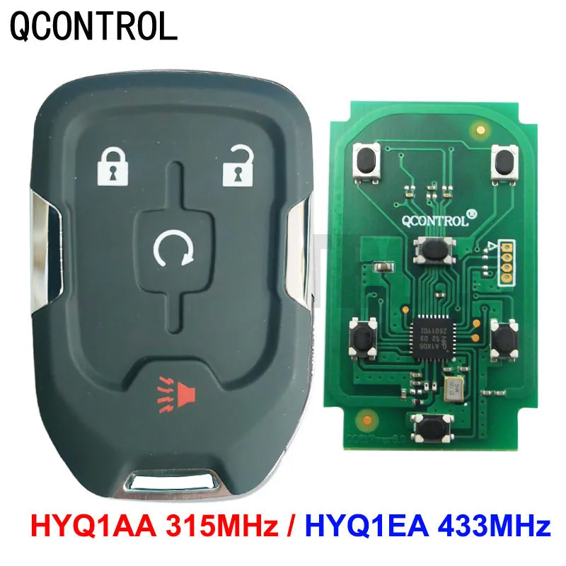 QCONTROL Car Remote Smart Key for GMC HYQ1AA HYQ1EA 13508280 13580804 Yukon XL Denali for Chevrolet Suburban Tahoe 2015-2019