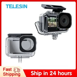 TELESIN Waterproof Case 45M Action Camera Case  Diving Housing Cover for DJI Action 3 4 Underwater DJI OSMO Action 3 4 Accessory