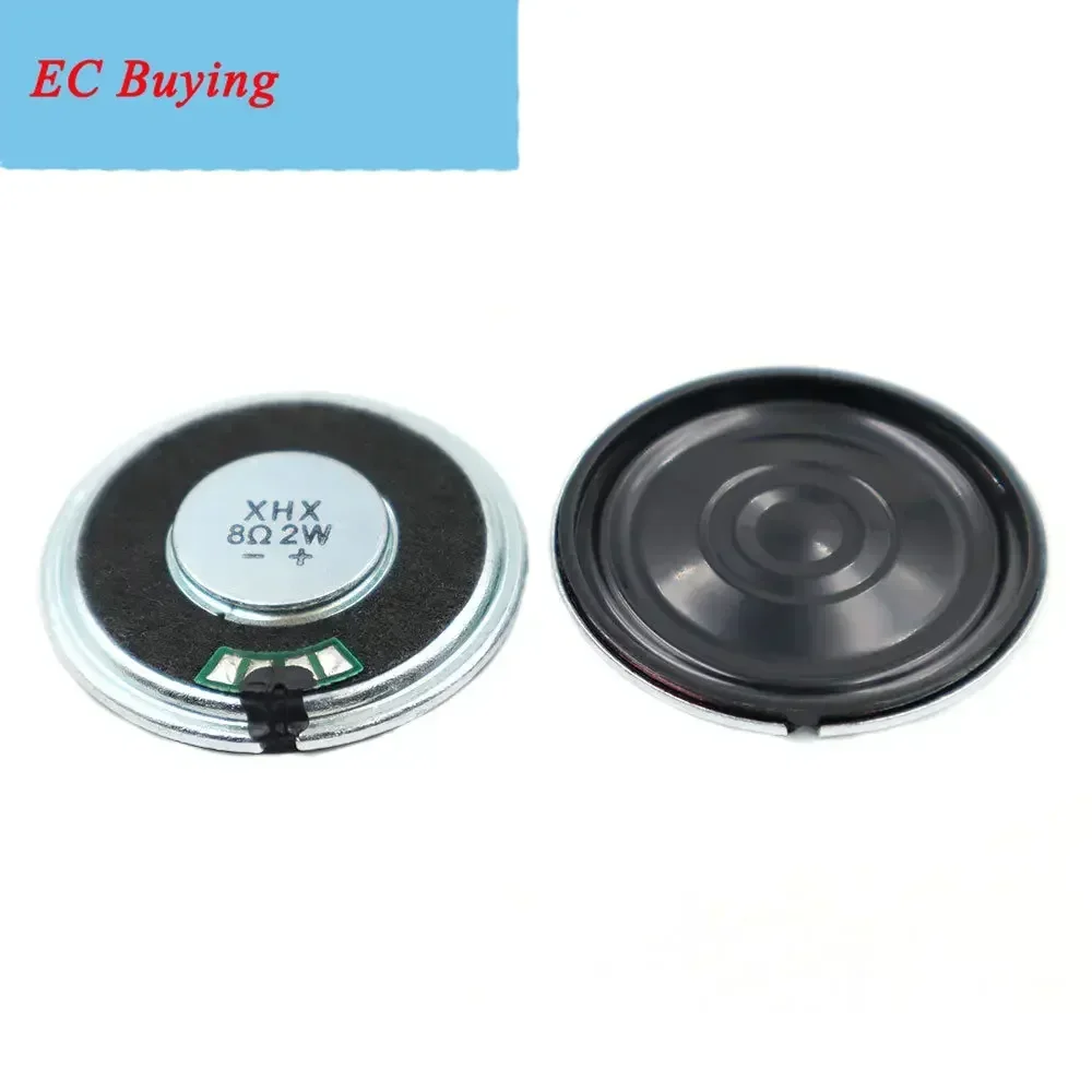 2 قطعة 36 مللي متر 8Ohm 2 واط الحديد حالة المغناطيس الداخلي المتكلم رقيقة جدا 36*5 مللي متر قطر 36 مللي متر 8 أوم 2 واط بصوت عال المتكلم مكبر الصوت #3