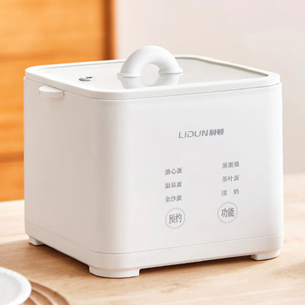 220V Smart Egg Cooker 300W Automatic Steamed Boil Breakfast Machine Electric Egg Boiler Automatic Egg Custard Steaming Cooker