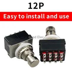 1PCS Effect device through switch, change-over switch, 12 foot foot switch, 4PDT environmental protection