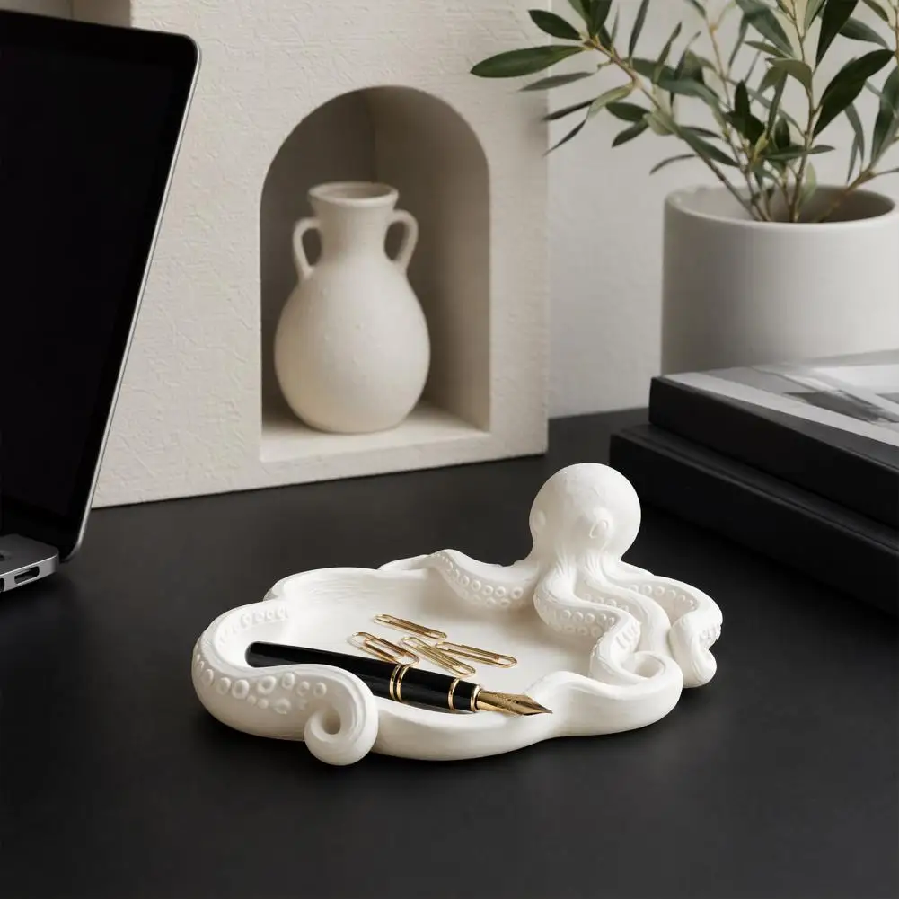 Ocean Storage Tray 3d Printed Octopus Jewelry Tray Ocean Animal Earrings Holder Decorative Ring Dish Organizer for Keys Trinkets