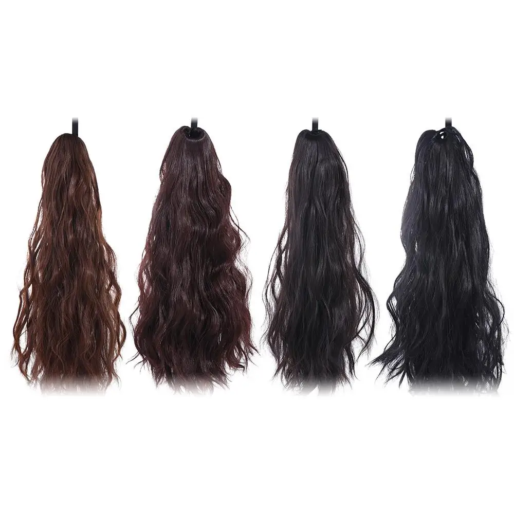 High quality Girls Women Long Hair Accessories Wavy False Pony Tail Hairpiece Hair Extension Ponytail Wig Claw Clip Ponytail