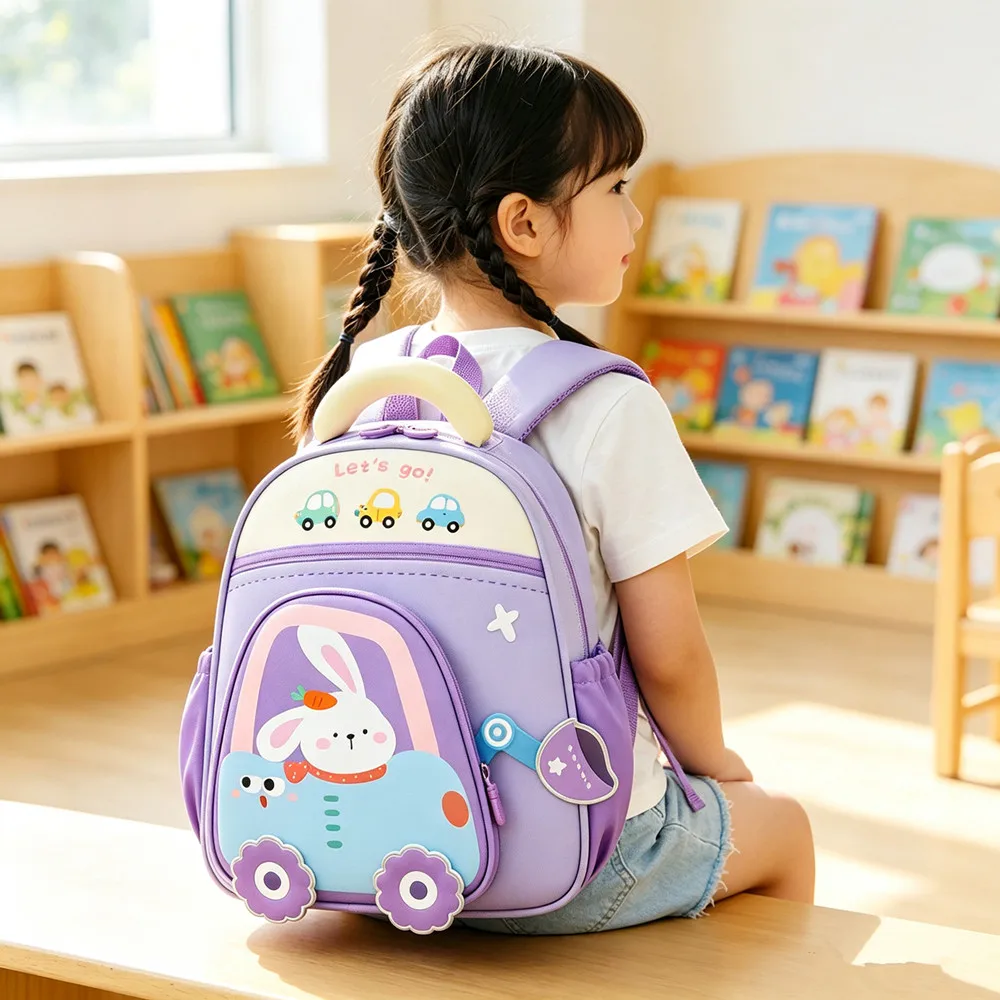 Cute 3D Cartoon Toddler Backpack for Boys Waterproof Lightweight Kindergarten School Bag Kids Preschool Travel Daypack