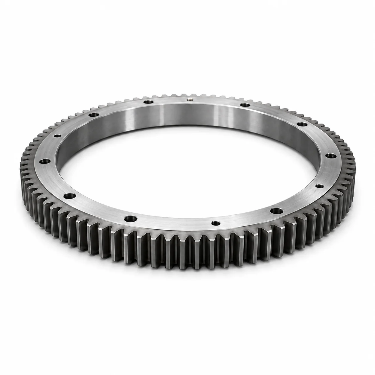 CNC Machined Steel Ring Gear Large Bore Transmission Component for Mining Equipment