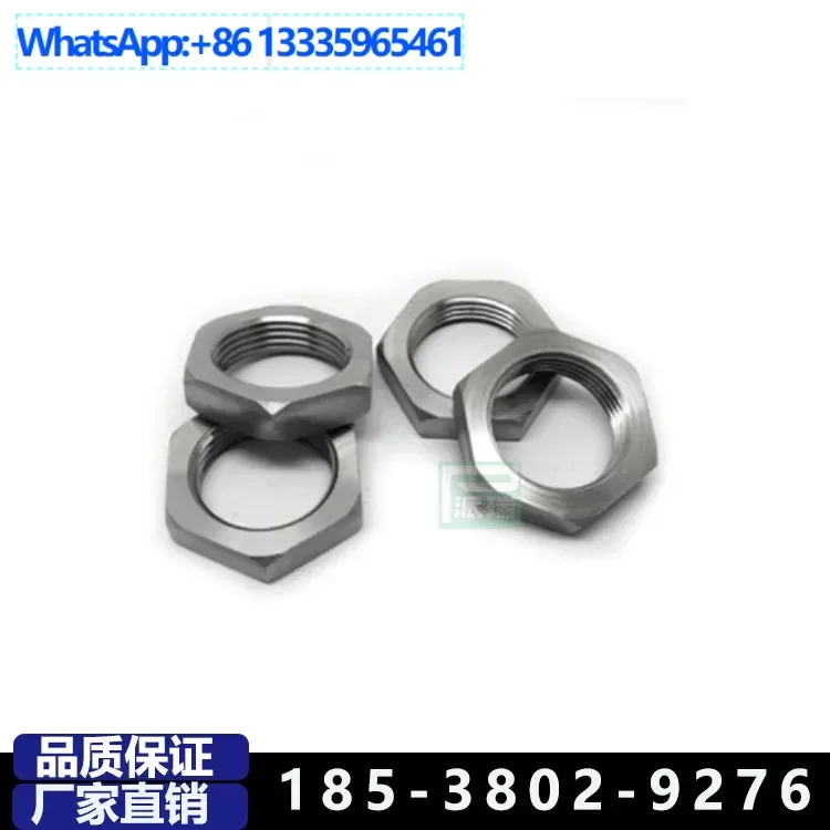 

100Pcs aluminum nut 304 stainless steel screw, metric inner and outer hexagonal full tooth rod, hexagonal root mother, inner wir