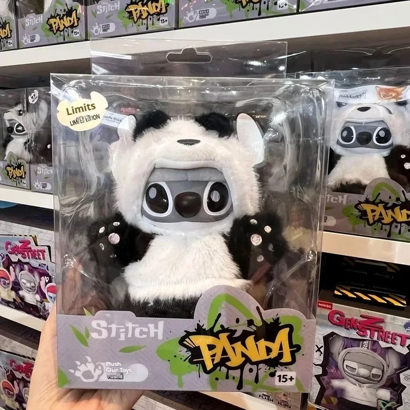 

Stitch Genz Street Panda Limited Series Trendy Plush Blind Box Toy for Girls Christmas Gift Decorative Ornament Collectible