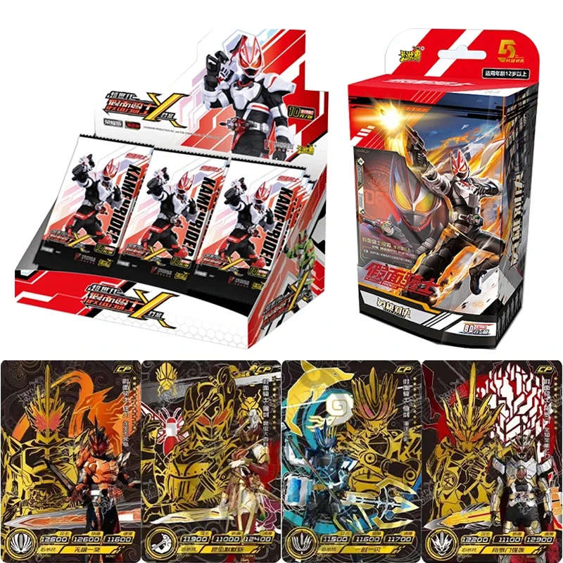 KAYOU Genuine Kamen Rider Card Deluxe Edition Holy Blade Emperor Rider Time King Solomon CP Card Anime Collection Cards Toy Gift