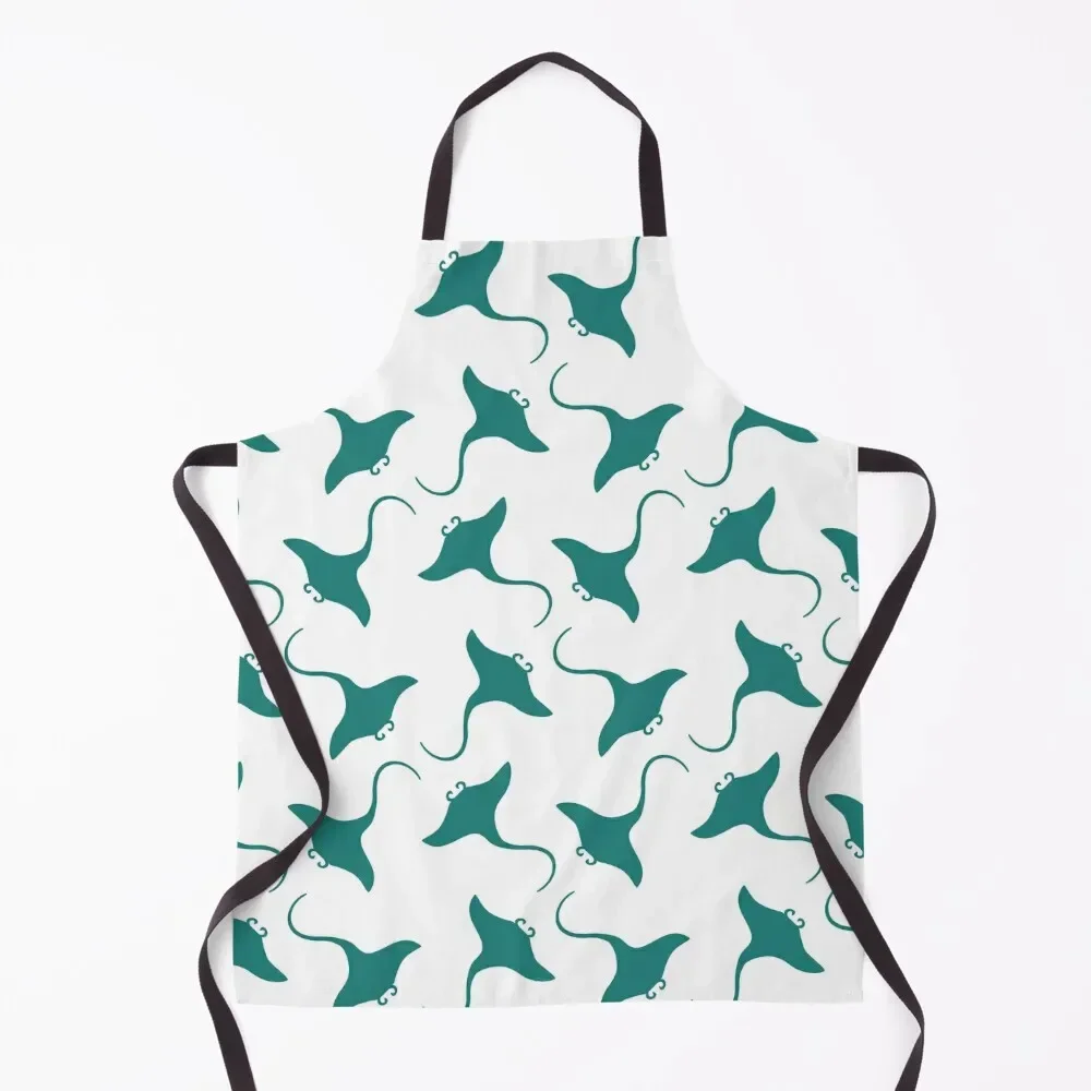 Stingray Pattern Apron with personal logo Kitchen Apras For Women For Kitchen Apron