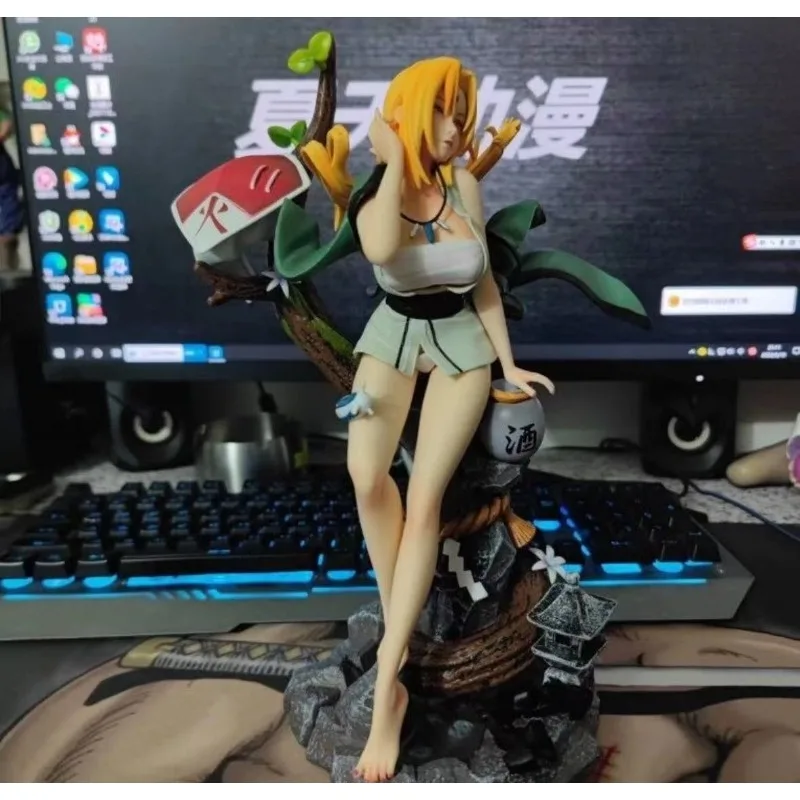 Oversized Naruto Shippuden Gojira Naruto GK Gojira Tsunade Chibi Tsunade Action Figure Collectible Model Toys Birthday Gifts