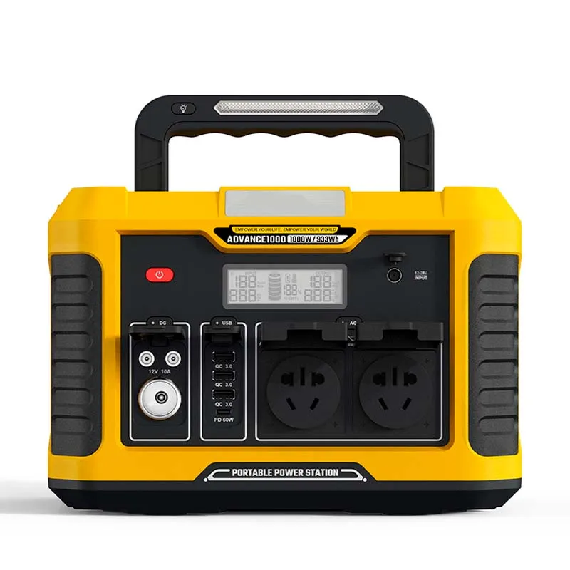 

220V Power Station Support Solar Charging 933Wh Lithium Battery 1000W Portable Energy Station Suitable for Outdoor Camping