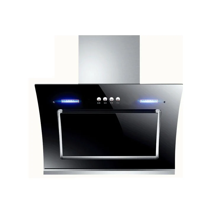 Large Suction Kitchen Range Hood Side Suction Range Hood High Temperature Automatic Cleaning Range Hood 710*460*190mm