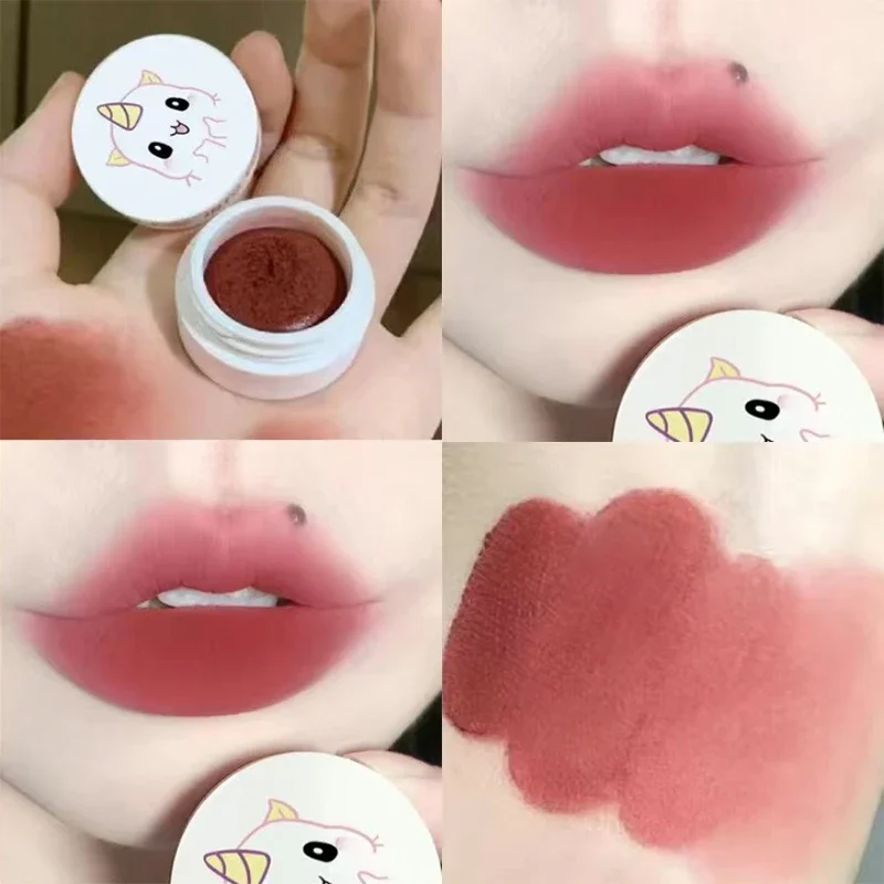 Waterproof Long-Lasting Matte Lip Gloss Not Easy To Fade Beautify Lips Blush Velvet Sexy Silky Texture Lip Gloss Women Cosmetic