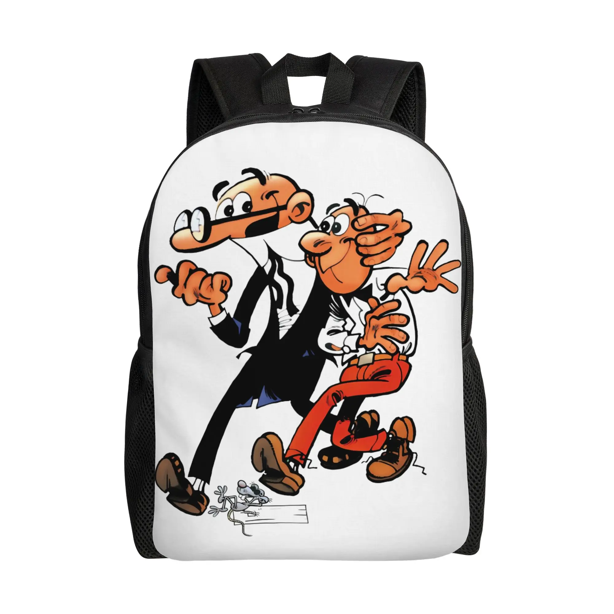 

Рюкзак Mort & Phil Mortadelo y Filemón, молодежный полиэстеровый рюкзак для кемпинга, современный школьный рюкзак с принтом