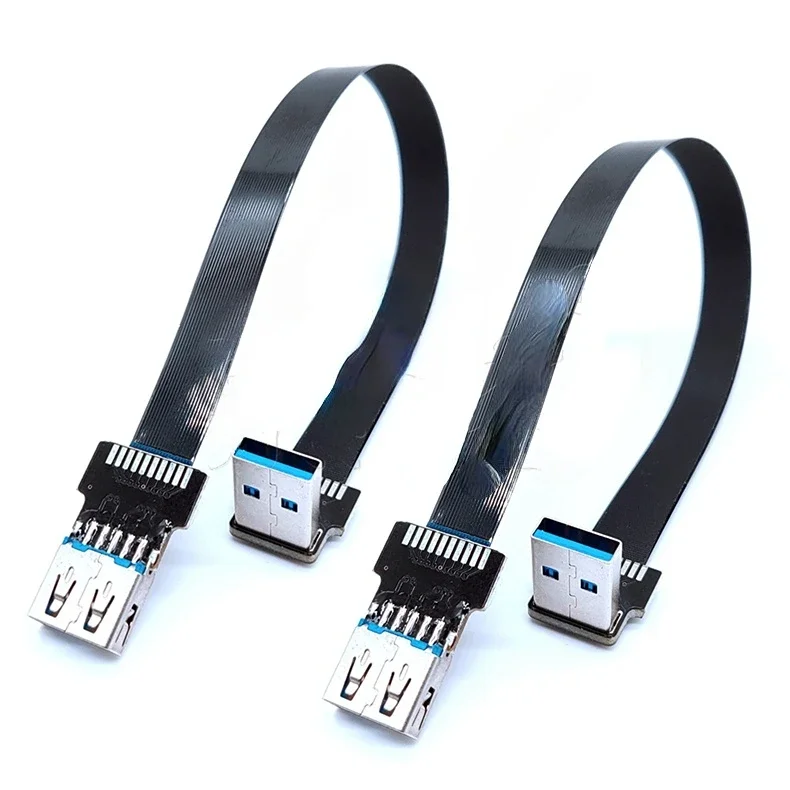

Flat USB3 0 Male to Female Adapter FPC Elbow USB Extension Cable 90 Degree Bend USB Docking Connector