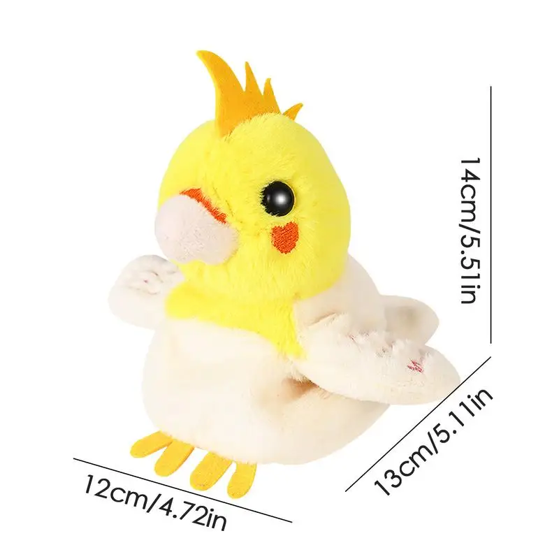 Talking Parrot Cute Talking Parrot Plush Toy Interactive Toy Electronic Musical & Recordable Pet Waving Wings For Child Gift &