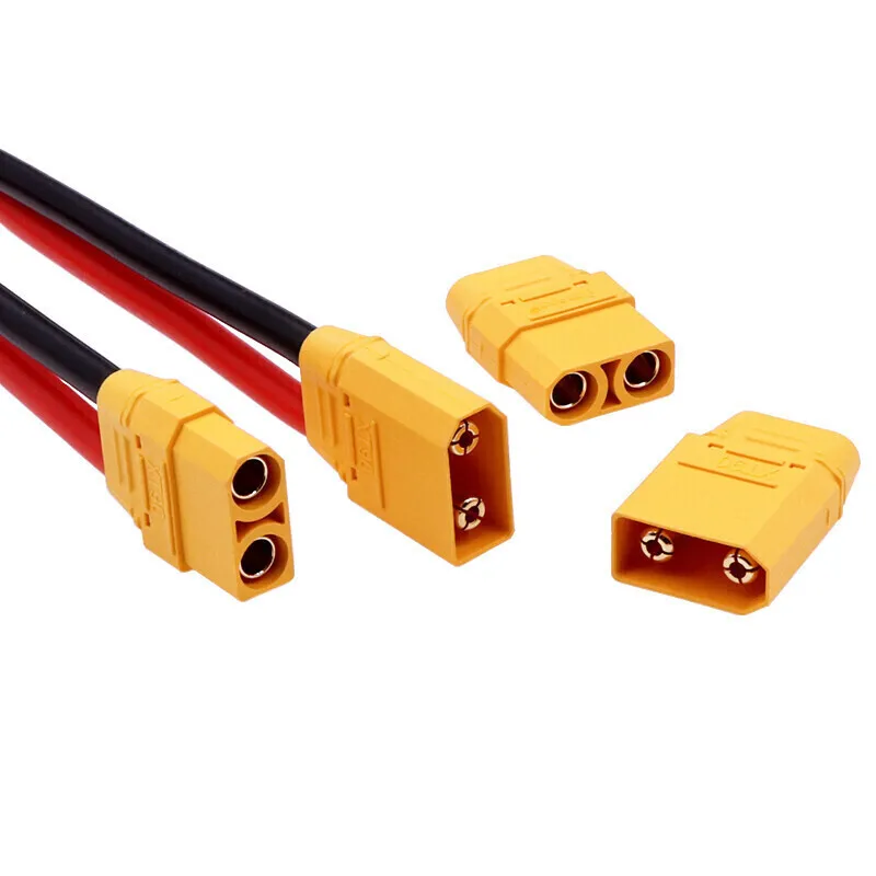 XT90 H Male Female Connector Plug Pigtails 10AWG Silicone Wire RC Battery Cable for RC model aircraft electric vehicle UAV