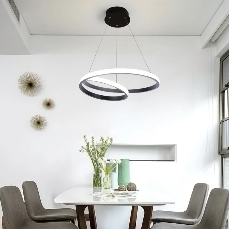 LED minimalistische hanglamp moderne hanglamp Noordse ronde hanglamp Home Decor Led voor eetkamer studeerkamer slaapkamer