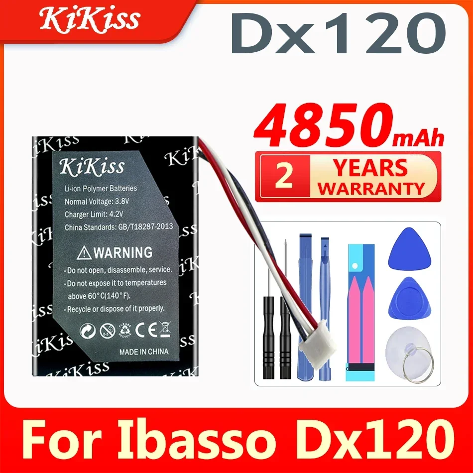 

Аккумулятор KiKiss Dx 120 4850 мАч для Ibasso Dx120, батарея + бесплатные инструменты, высокая емкость