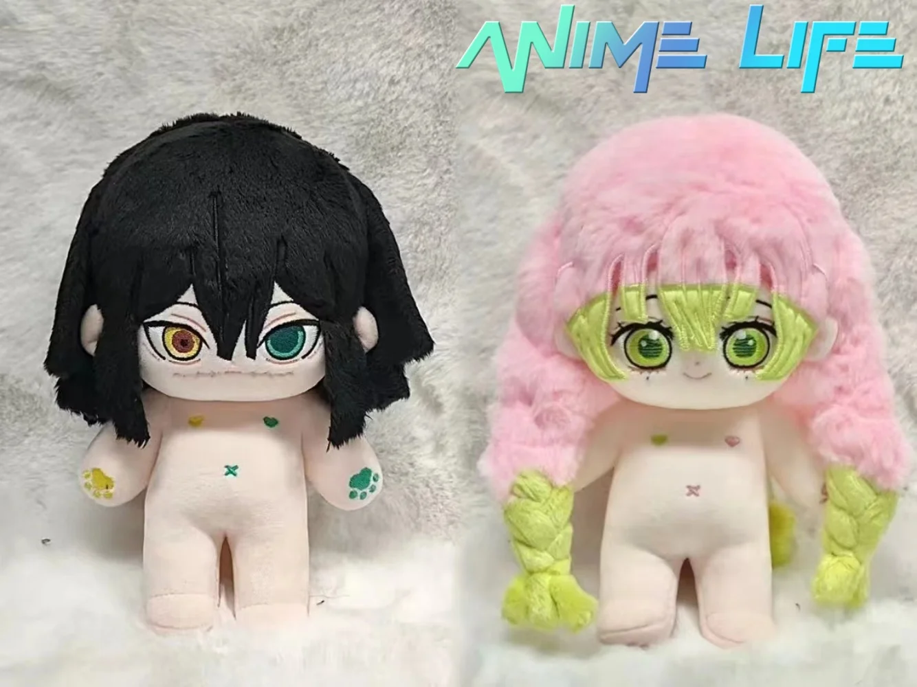 

Плюшевая игрушка в стиле аниме «Демон Мицури», пара 20 см, кукла, игрушка, плюшевое тело, подарок для косплея, милый MK