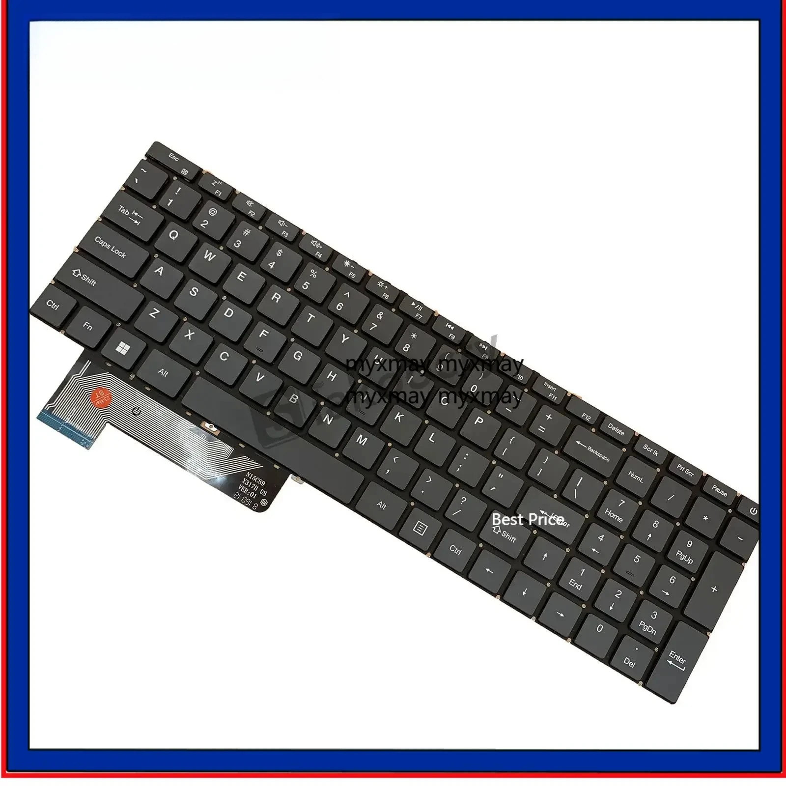 

US English Grey Laptop Keyboard for Gateway 15 GWTN156-1BK GWTN156 15.6" GWTN156-4 GWTN156-5BL GWTN156-7BL 7BK 9BK 12GR N15CS9