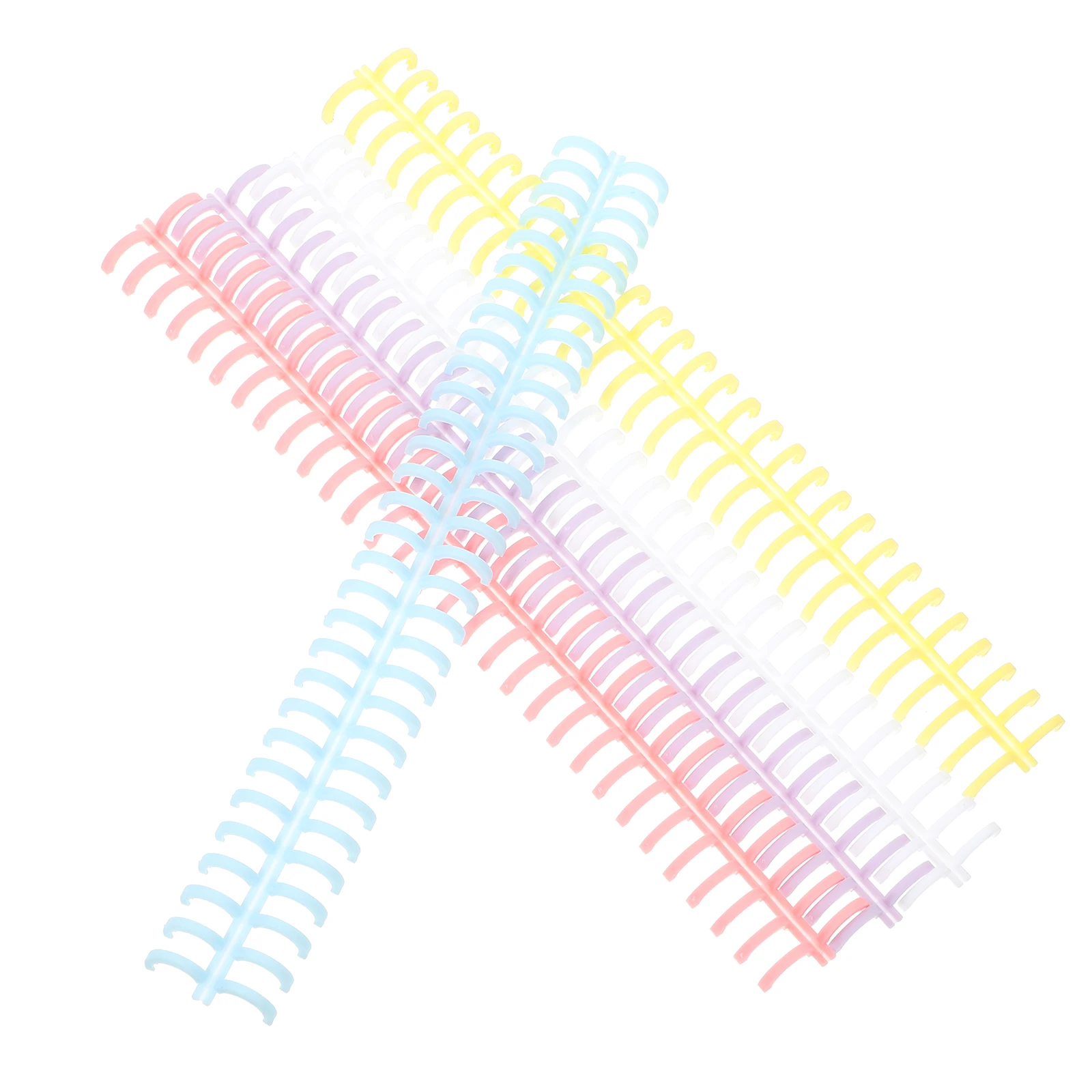 

10 Pcs Binder Ring Plastic Loose Leaf Rings Colored Loose-leaf Notebook Diy Binding