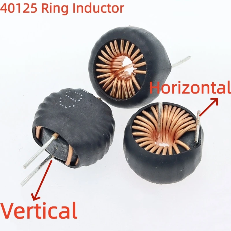 

10PCS Lron gauge aluminum magnetic ring inductor 10UH 22UH 33UH 47UH 100UH energy storage ring filter inductor coil