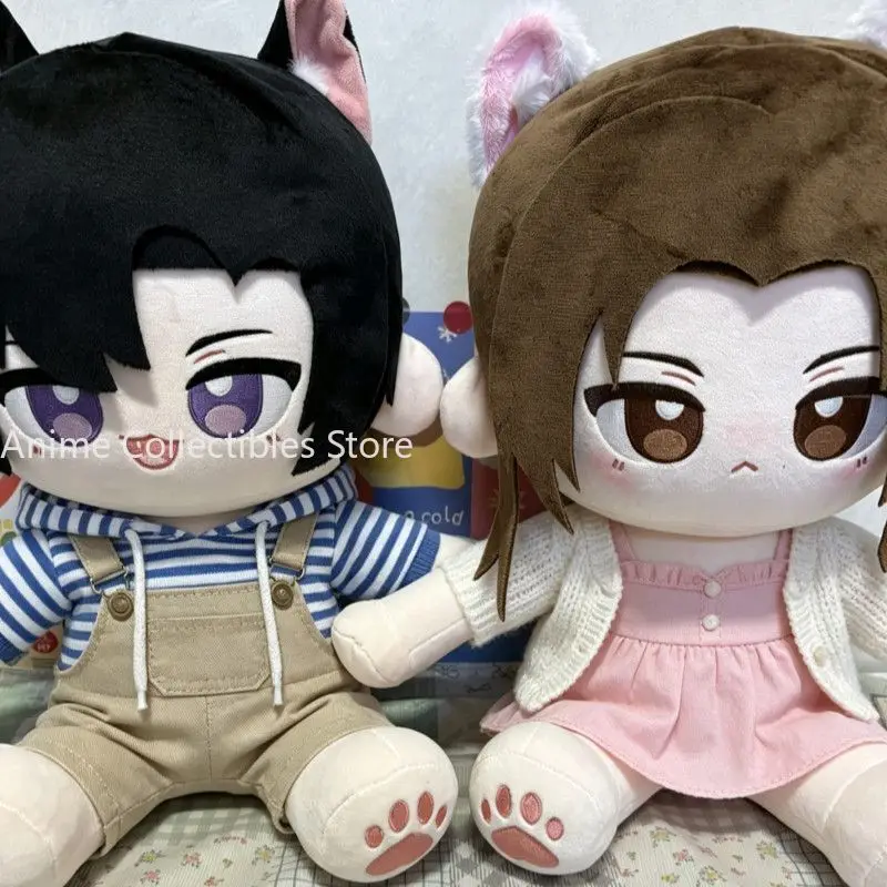 

The Husky and His White Cat Shizun 40CM Anime Plush Dress Up Sitting Plushie Cartoon Cotton Plushies Pillow Birthday Gift