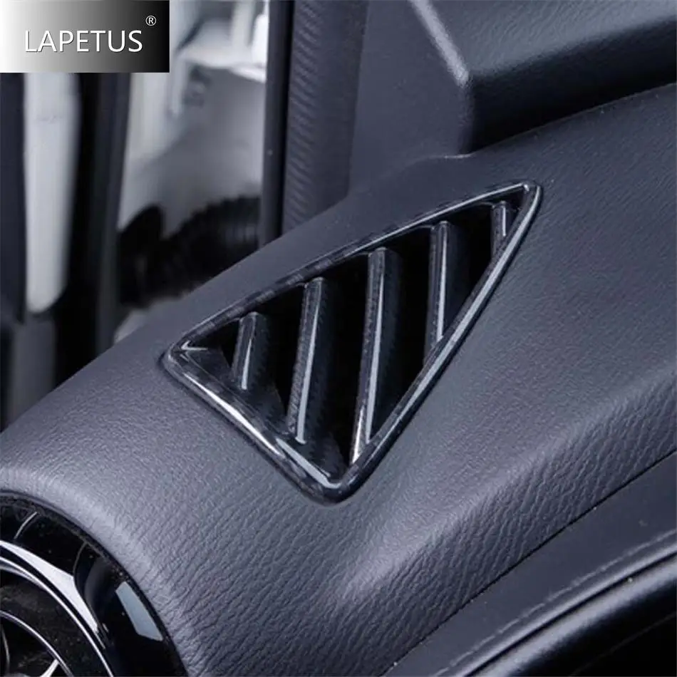 For Mazda CX-3 CX3 2016 - 2024 Carbon Fiber Dashboard Speaker / Water Cup / Gear Shift Panel / Air AC Cover Trim Car Accessories