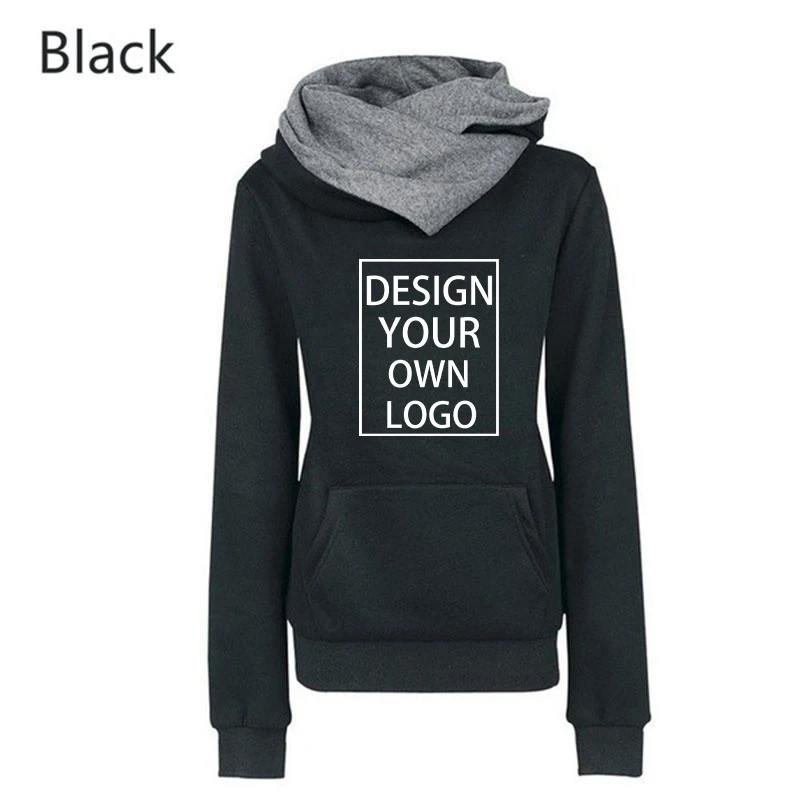 Customized Autumn And Winter Ladies Hoodies Women's Print Hoodies Long Sleeve Hooded Sweatshirts Pullover Jumpers