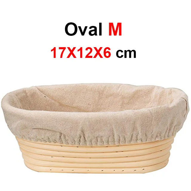 Handgemaakte Rotan Brood Proofing Mand Natuurlijke Gisting Zuurdesem Banneton Broodmand Deeg Rotan Rieten Bakkom