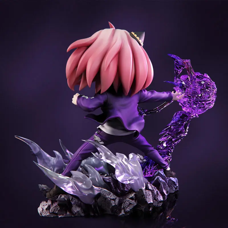 23 cm Gk Anya Cos Gojo Satoru Double tête échange espion × famille Jujutsu Kaisen Anime Figure modèle Statue ornement enfants cadeau Collection