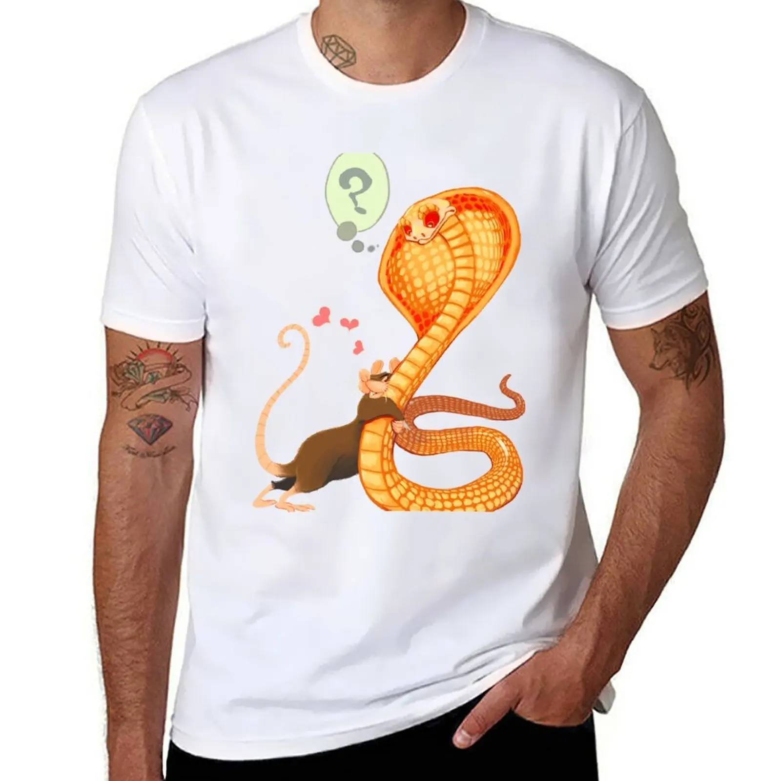 

Rat Loves Snake T-Shirt man t shirt designer man graphic t shirt T-Shirt
